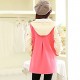 Maternity Fashion Thicken Fleece Lining Hoodies Coat , Casual Long Sleeve