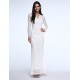 Women's Sexy Beach Casual Party Plus Size V Neck Bodycon Lace Maxi Dress