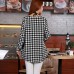 Maternity Long Coat , Casual Long Sleeve Tweed