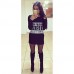 Women's Vintage Sexy Bodycon Casual Print Hoodies , Long Sleeve Cotton