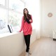 Maternity Regular Coat , Casual Long Sleeve Cotton