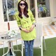 Maternity Long Trench Coat , Casual Party Work / Plus Sizes Long Sleeve Cotton