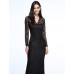 Women's Sexy Beach Casual Party Plus Size V Neck Bodycon Lace Maxi Dress