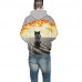 Women's Unisex Relastic 3D Cat Printed Pullover Long Sleeve Sweatshirts Hoodies