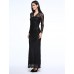 Women's Sexy Beach Casual Party Plus Size V Neck Bodycon Lace Maxi Dress