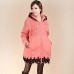 Maternity Long Down & Parka , Lace Cotton/Polyester