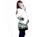 Maternity's Winter Neck Single Breasted Painting Thicken With Hat Trench Coat