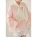 Maternity Long Coat , Casual Long Sleeve Cotton/Polyester