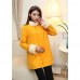 Maternity Long Coat , Casual Long Sleeve Cotton/Polyester