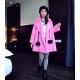 Maternity Long Coat , Casual Long Sleeve Cotton/Polyester