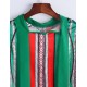 Women's Going out Vintage Loose Dress,Print Turtleneck Above Knee ? Sleeve Multi-color Silk / Polyester / Others Summer